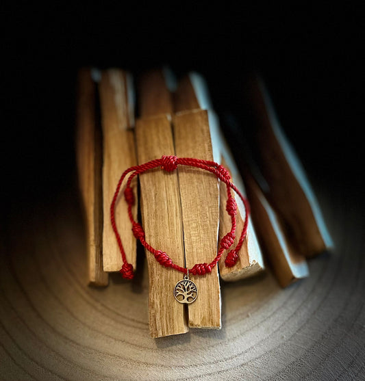 Pulsera 7 Nudos con Amuleto en Acero